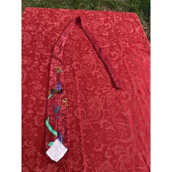 Sunshine Ties Kangaroo Theme Mens Tie Vintage Red Blue Green Silk Koala‎ yellow - Picture 5 of 6